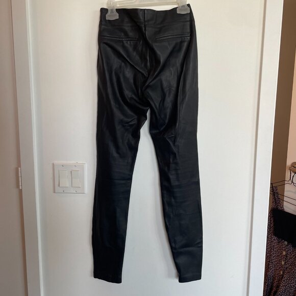 Zara Midwaist Vegan Leather Leggings - Picture 5 of 5